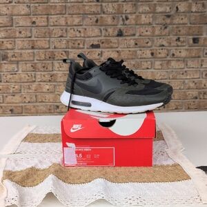Nike Black and Gray Air Max Sneakers with Sleek Design